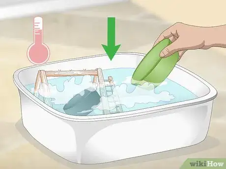 Image titled Clean a Pet Cage with a Fleece Bottom Step 7