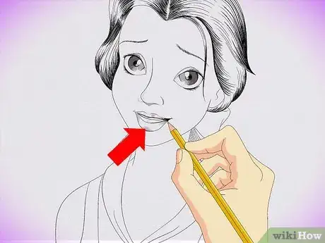 Image titled Draw a Realistic Portrait of Belle Step 9