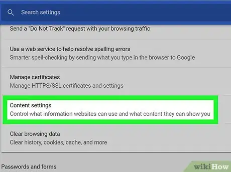Image titled Turn Off Javascript on Chrome on PC or Mac Step 5