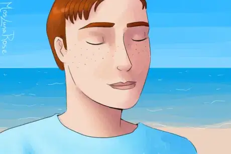 Image titled Man Relaxes.png