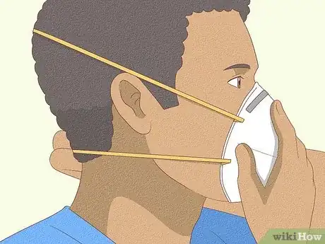 Image titled Use and Dispose of a Throwaway Mask Step 4