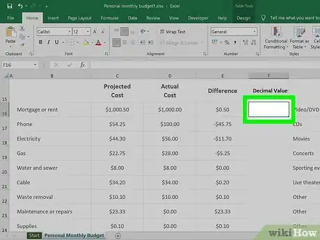 Image titled Extract a Decimal Value in Excel Step 2