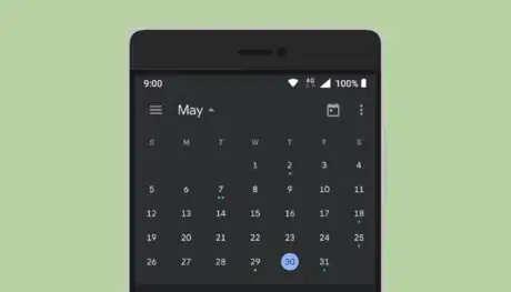 Image titled Dark Theme on Google Calendar.png