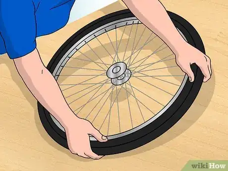 Image titled Install Foam Bicycle Tires Step 15
