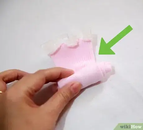 Image titled Make Flowers Out of Baby Socks Step 4
