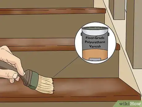 Image titled Stain Stairs Step 17