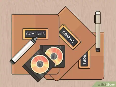 Image titled Organize Binders on a Shelf Step 4