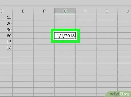 Image titled Compare Dates in Excel on PC or Mac Step 3