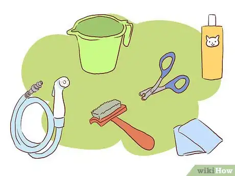 Image titled Bathe a British Shorthair Step 2