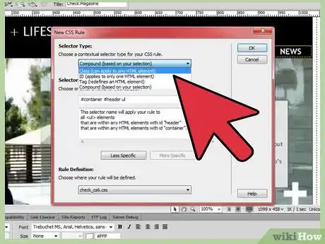 Image titled Add a Font to Dreamweaver Step 8