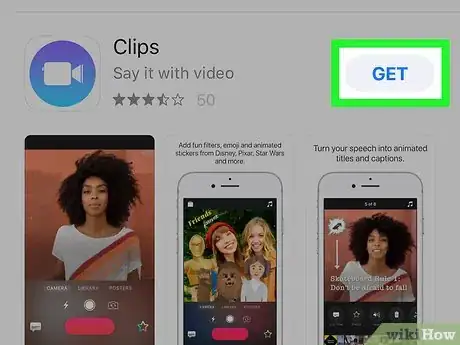 Image titled Use the Clips App on iPhone or iPad Step 1