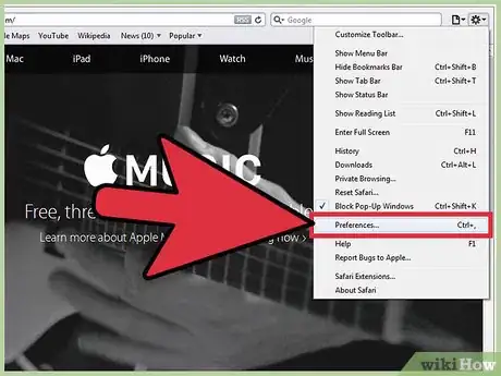 Image titled Make Google Your Homepage on Safari Step 3