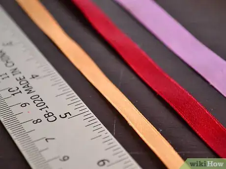 Image titled Make a Knotted Ribbon Necklace Step 2