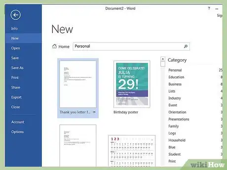 Image titled Make a Word Template Step 9