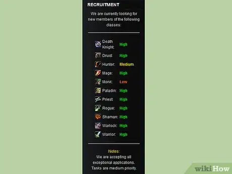 Image titled Form a Successful Guild in World of Warcraft Step 6