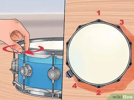 Image titled Tune a Snare Drum Step 11