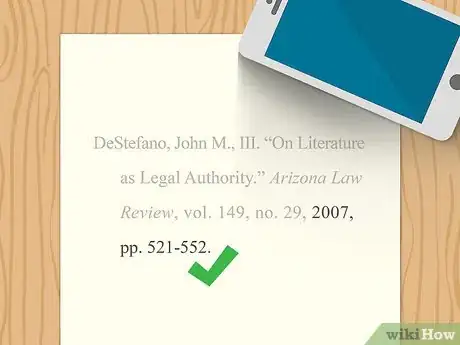 Image titled Cite Law Review Articles Step 8