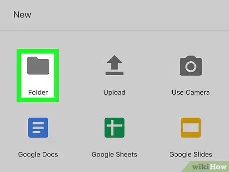 Image titled Create a Folder on Google Drive on iPhone or iPad Step 3