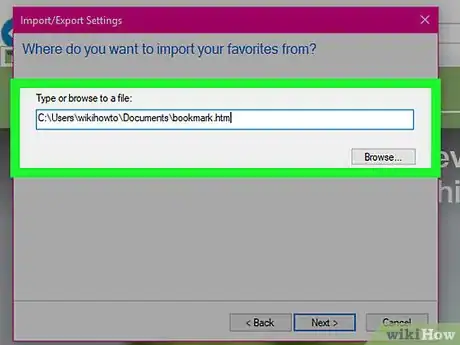 Image titled Import and Export Bookmarks Step 8