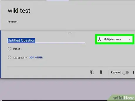 Image titled Create a Google Form on PC or Mac Step 6