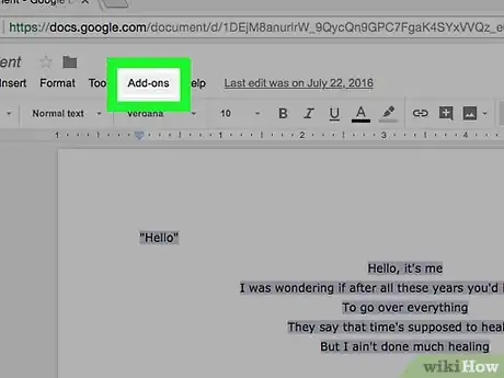 Image titled Alphabetize in Google Docs Step 3
