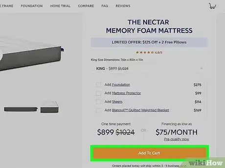 Image titled Buy a Mattress Online Step 9