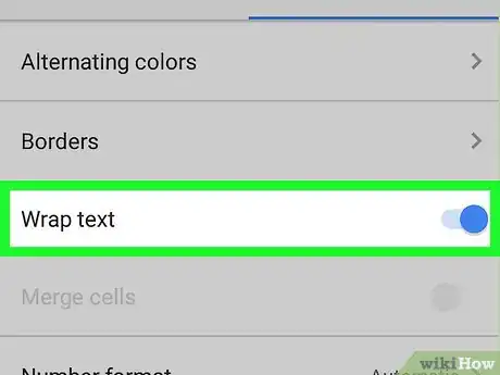 Image titled Wrap Text on Google Sheets on Android Step 6