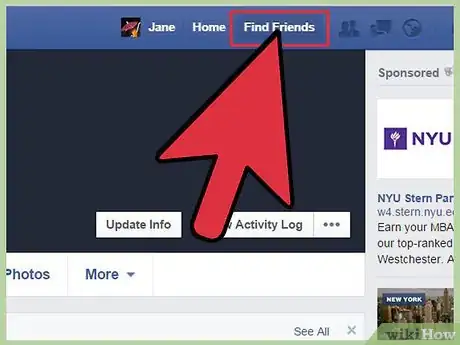 Image titled Find Gmail Friends on Facebook Step 4