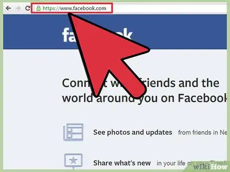 Image titled Find Gmail Friends on Facebook Step 1