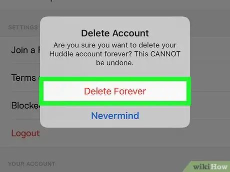 Image titled Cancel Huddle App on iPhone or iPad Step 5