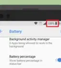 Show Battery Percentage in the Status Bar on Android
