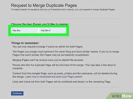 Image titled Merge Facebook Pages Step 14