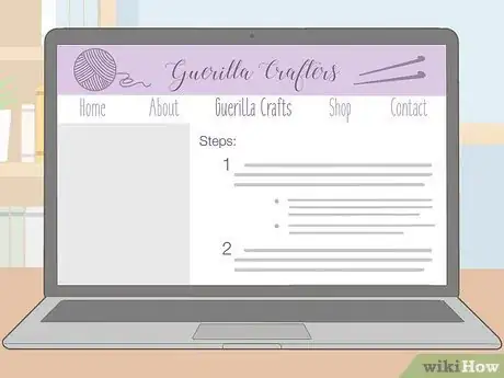 Image titled Write a Guerilla Craft Blog Step 8