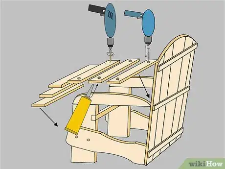 Image titled Build Adirondack Chairs Step 16