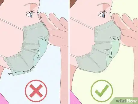 Image titled Use and Dispose of a Throwaway Mask Step 8