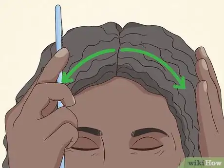 Image titled Put African American Hair in a Bun Step 4