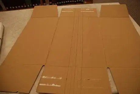 Image titled Mark and score five lines... the center, and two on each side of it.