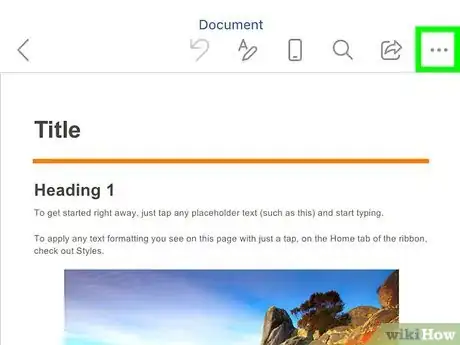Image titled Save a Word Document in iCloud Step 3