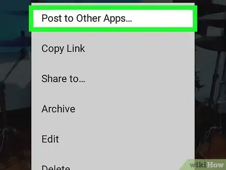 Image titled Share from Instagram to Facebook on Android Step 15