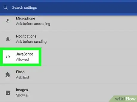 Image titled Turn Off Javascript on Chrome on PC or Mac Step 6