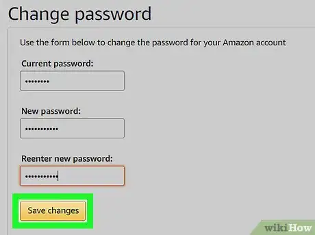 Image titled Change Your Amazon Password on PC or Mac Step 9