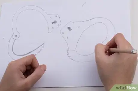 Image titled Draw Empty Handcuffs Step 24