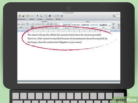 Image titled Draft an Athletic Official Contract Step 10