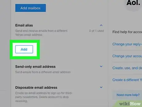 Image titled Set Up a Second Yahoo Email Account Step 7