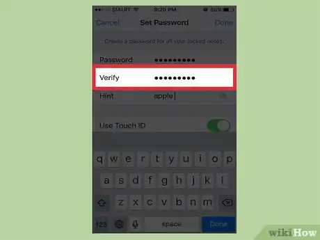 Image titled Password Protect Your Notes in iOS Step 5