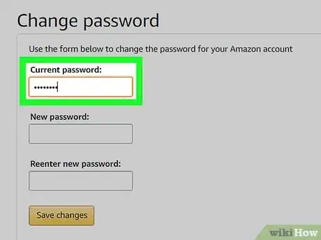 Image titled Change Your Amazon Password on PC or Mac Step 6