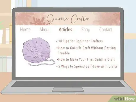 Image titled Write a Guerilla Craft Blog Step 4