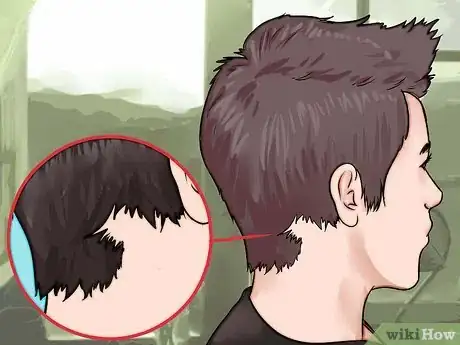 Image titled Cut a Faux Hawk Step 9