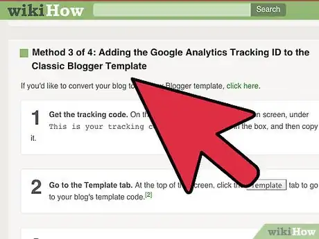 Image titled Add Google Analytics to Blogger Step 13