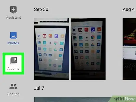 Image titled Delete Album on Google Photos on PC or Mac Step 2